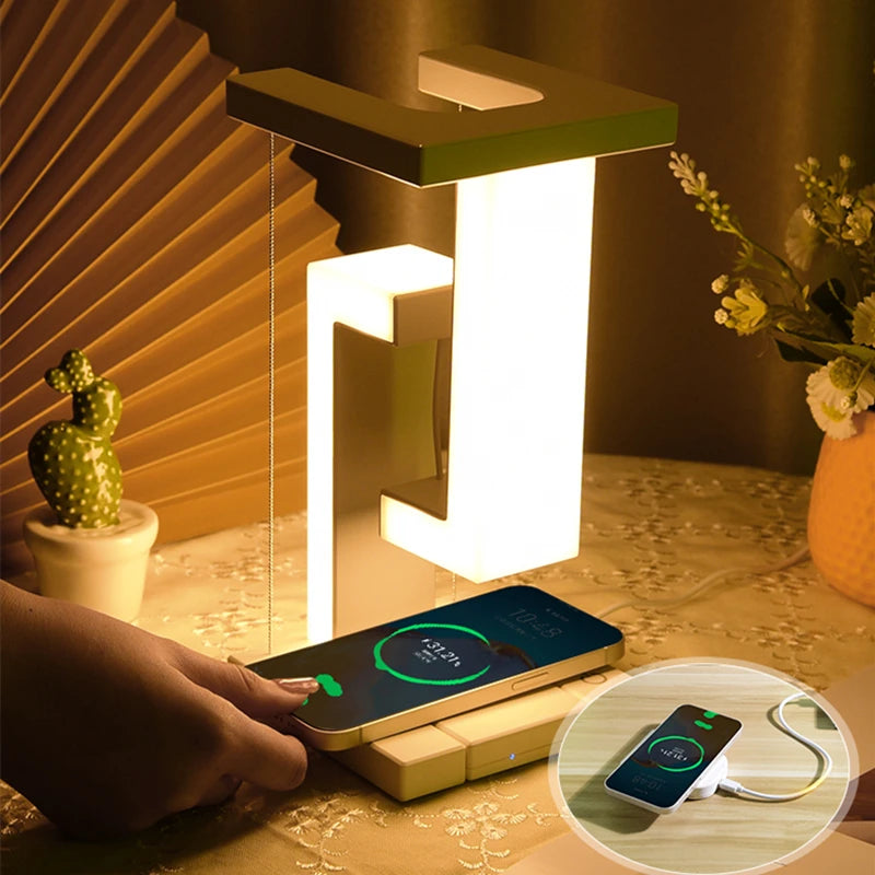 Novelty Floating Lamp with 10 W Detachable Wireless Charger