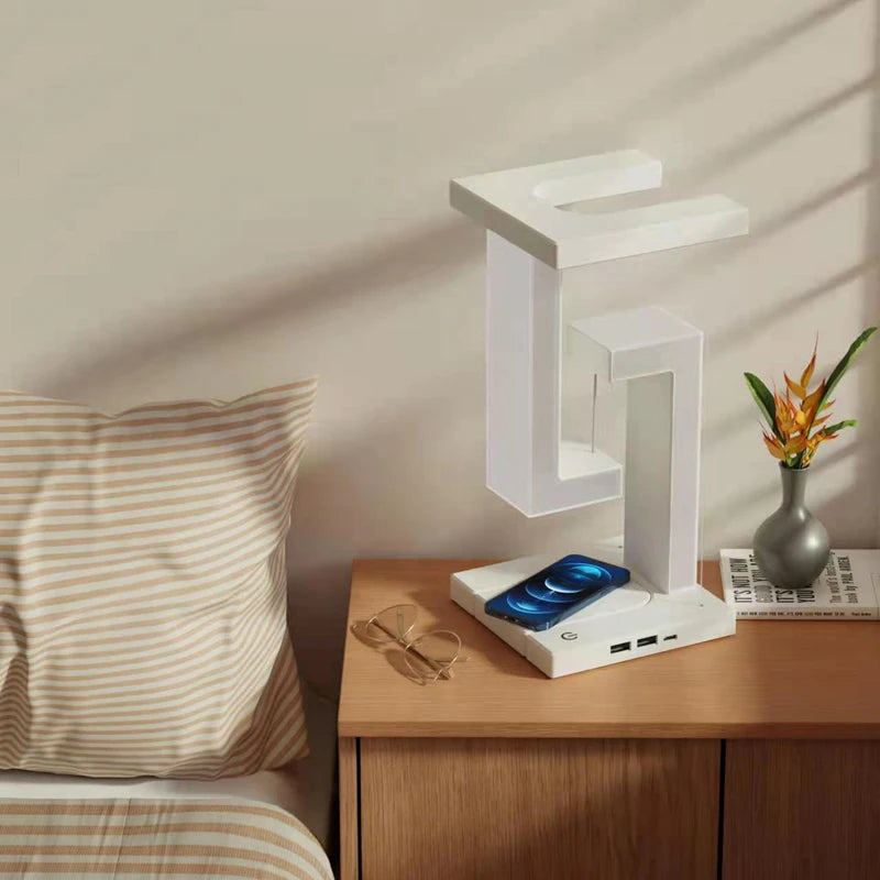 Novelty Floating Lamp with 10 W Detachable Wireless Charger