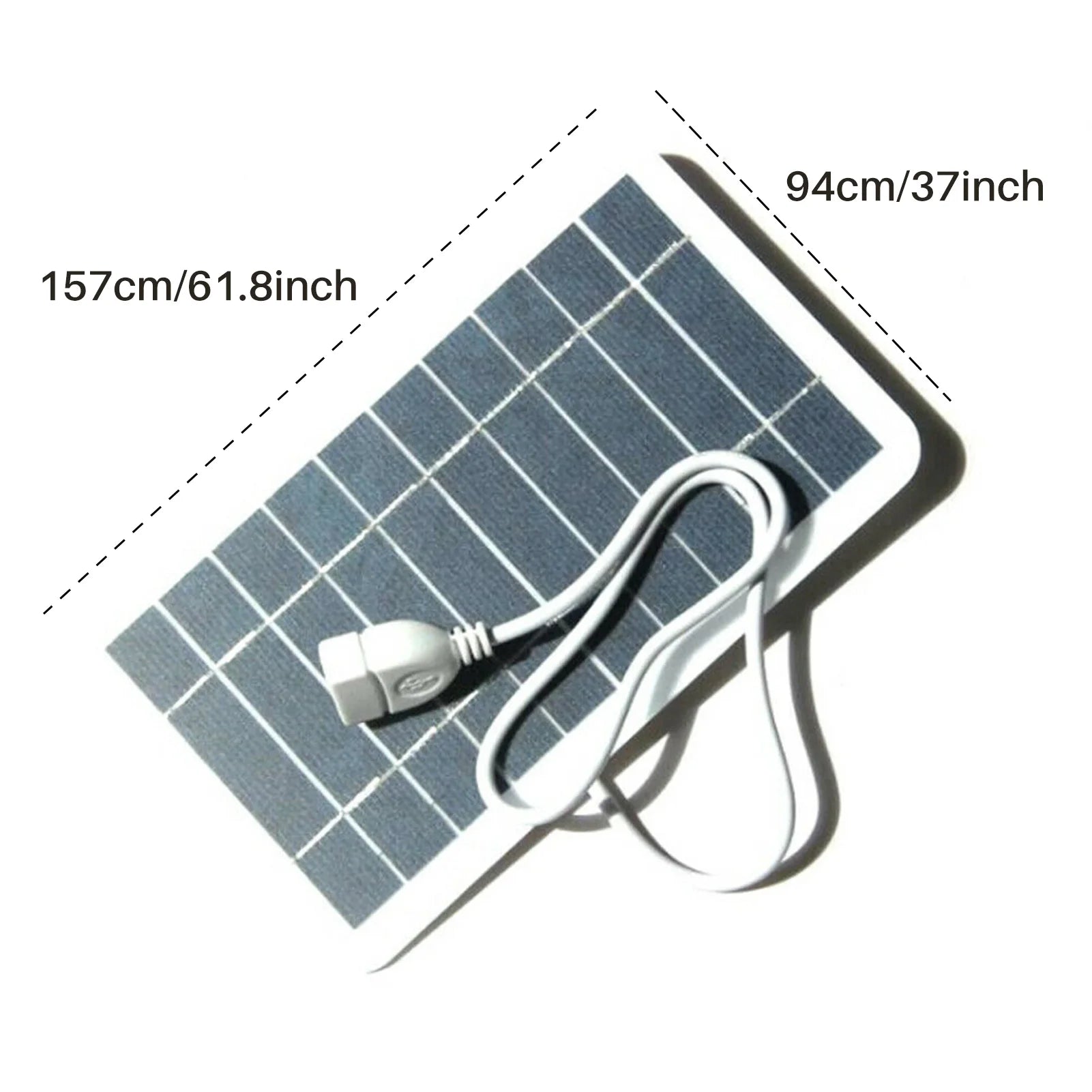 2W 5V Solar Panel Outdoor Usb Portable Mini Solar Charger 